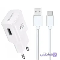شارژر اصلى سريع همراه با كابل type c سامسونگ گوشى Samsung Galaxy M20 ا 2A Samsung Galaxy M20 Fast travel charger with type c cable