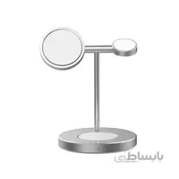 شارژر وایرلس سریع آیفون و اپل واچ و ایرپاد گرین Green 3 in 1 Magnetic Fast Wireless Charger 15W ا Green 3 in 1 Magnetic Fast Wireless Charger 15W
