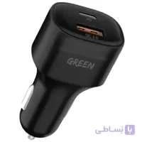 شارژر فندکی گرین مدل GNCQ3PDBK