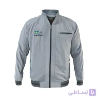 کاپشن بهاری طوسی ولوو