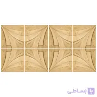 دیوارپوش تندیس و پیکره شهریار مدل امای کد w1010 09 بسته 8 عددی