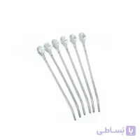 نی شربت استیل بلند قاشقی