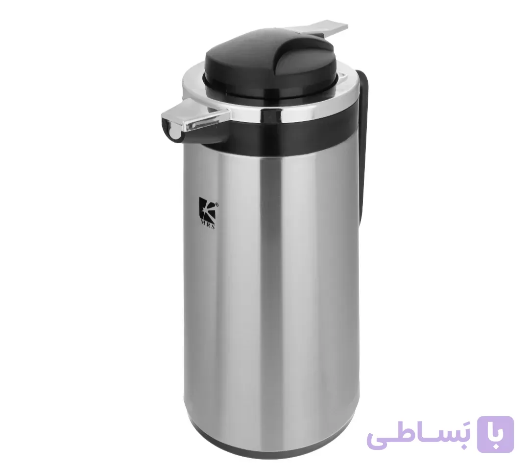 فلاسک ۱٫۹ لیتر استیل شیشه دار MRS