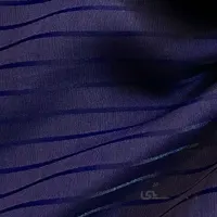 پارچه وال راه راه رنگ آبی کاربنی کد 2711