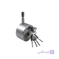 قفل پشت بسته گرد سه قاف سایز 80 اینچ