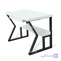 میز پایه فلزی کشو دار مدل ایکاد
