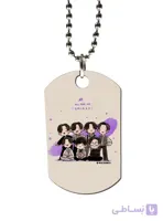 گردنبند طرح bts 19