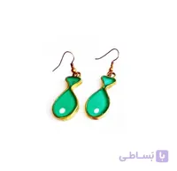 گوشواره برنجی آویزی طرح ماهی earb1002