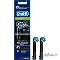 سری مسواک برقی اورال بی ۲ عددی Oral-B Cross Action مدل مشکی