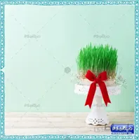 بک گراند سبزه سال نو