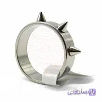 انگشتر رینگ اسپایک دار نقره ای سایز 8