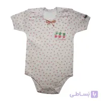 زیردکمه آستین کوتاه نوزادی بی بی سان طرح کاکتوس