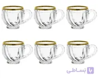 فنجان تولیپ لب طلا