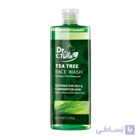 ژل شستشو صورت پوست چرب دکتر سیتونا حاوی چای سبز حجم 225 میلی لیتر ا dr ctuna face wash model tea tree for oily skin 225ml