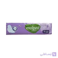 نوار بهداشتی بالدار مولپد مدل اکسترا خیلی بزرگ با رویه مشبک بسته 7 عددی ا Molped Sanitary Napkin Extra Thick X-Large Winged Perforated 7pcs