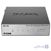 سوئیچ غیرمدیریتی 5 پورت دی لینک مدل Des-105 ا Des-105