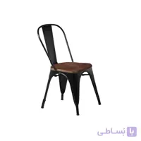 صندلي بدون دسته فلزی تولیکس،کف چوب نظری ( N501W)