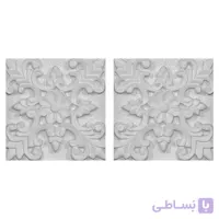دیوارپوش تندیس و پیکره شهریار مدل امای کد W1010 21 بسته 2 عددی