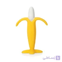 دندانگیر تمام سیلیکونی 3+ ماه نابی NUBY طرح موز