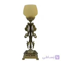 شمعدان پایه لاله برنزی متوسط