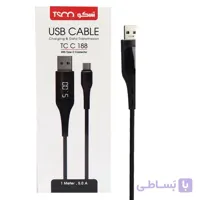 کابل تایپ سی تسکو TSCO TC C188 Type-C 5A 1m