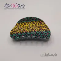 کلیپس مو سایز متوسط طرح پلنگی