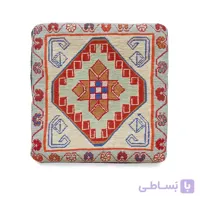 کوسن گلیم سوزنی طرح ترنج کد4 - 40×40 سانتی