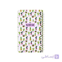 دفتر تو دو لیست To Do List طرح کاکتوس