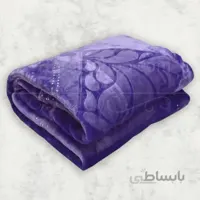 پتو دو نفره عروس درمینا طرح Gum 32 سری پنبه آکرلیلک نگین دار سایز 220x240 سانتیمتر