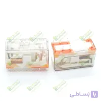 رله 12 ولت شیشه ای ارتفاع کوتاه 8 پایه 16 آمپر SCHRACK RZ03-1C3-D012