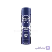 اسپری ضدتعریق مردانه NIVEA مدل PROTECT &amp; CARE حجم ۱۵۰ میل