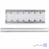 خط کش شیشه ای شفق 3۰سانتیمتر