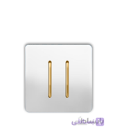 کلید دو پل آسیا (کریستال سفید طلایی)