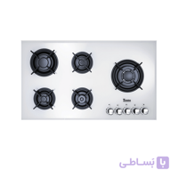 اجاق گاز صفحه‌ای مس مدل TG902 شیشه‌ای قارچی سفید