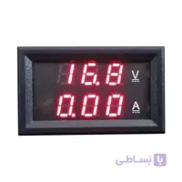 ولتمتر و آمپرمتر روپنلی قرمز