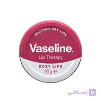 بالم لب ظرف فلزی Rosy Lips وازلین Vaseline ا برند :