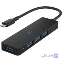 هاب 4 پورت USB Type-C آکی CB-C64