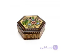 جعبه جواهرات خاتم 6 ضلعی