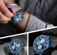 ساعت مارک Naviforce مدل 9169 بند ارتشی