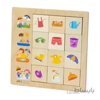 پازل چوبی رابطه مدل فصل ها