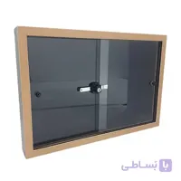تابلو اعلانات MDF شیشه دار سایز 110x75