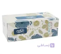 دستمال کاغذی شکوه گلدار 100 برگ سه لایه طرح گلریزان