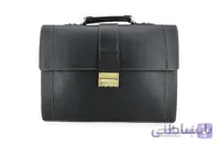 کیف اداری چرم طبیعی گاوی فلوتر مشکی