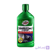 پولیش چراغ و محافظ ترتل واکس مخصوص از بین بردن خط و خش و ماتی چراغ های خودرو Turtle Wax مدل Headlight Cleaner & Sealant