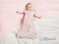 کیسه خواب دولایه لوپیلو چهار فصل نوزادی(بستنی)(سایز بندی0تا48ماه)