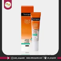 ژل ضد جوش نوتروژینا با اثر ۴ ساعته ، مناسب پوست چرب و جوشدار، حجم ۱۵ میلی لیتر ا Neutrogena clear & Defend Rapid Gel 15ml کد 301479