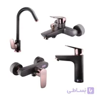 شیرآلات درخشان مدل هانس بلک رزگلد