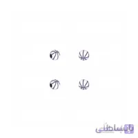 مهره سایز ۱۲ با طرح توپ بسکتبال بسته ۸۰عددی