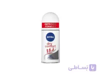 رول ضد تعریق زنانه نیوا مدل Dry Comfort حجم 50 میلی لیتر NIVEA ا Nivea Dry Comfort Roll-On Deodorant (50 ml)
