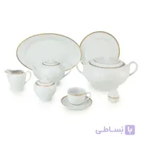سرویس چینی زرین 102 پارچه 12 نفره کامل سپیدار